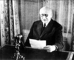 Le maréchal Pétain propose l’armistice dans un discours le 17 juin 1940.