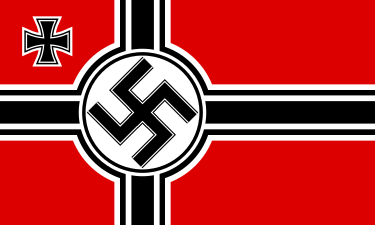 Drapeau de l'Allemagne nazie.