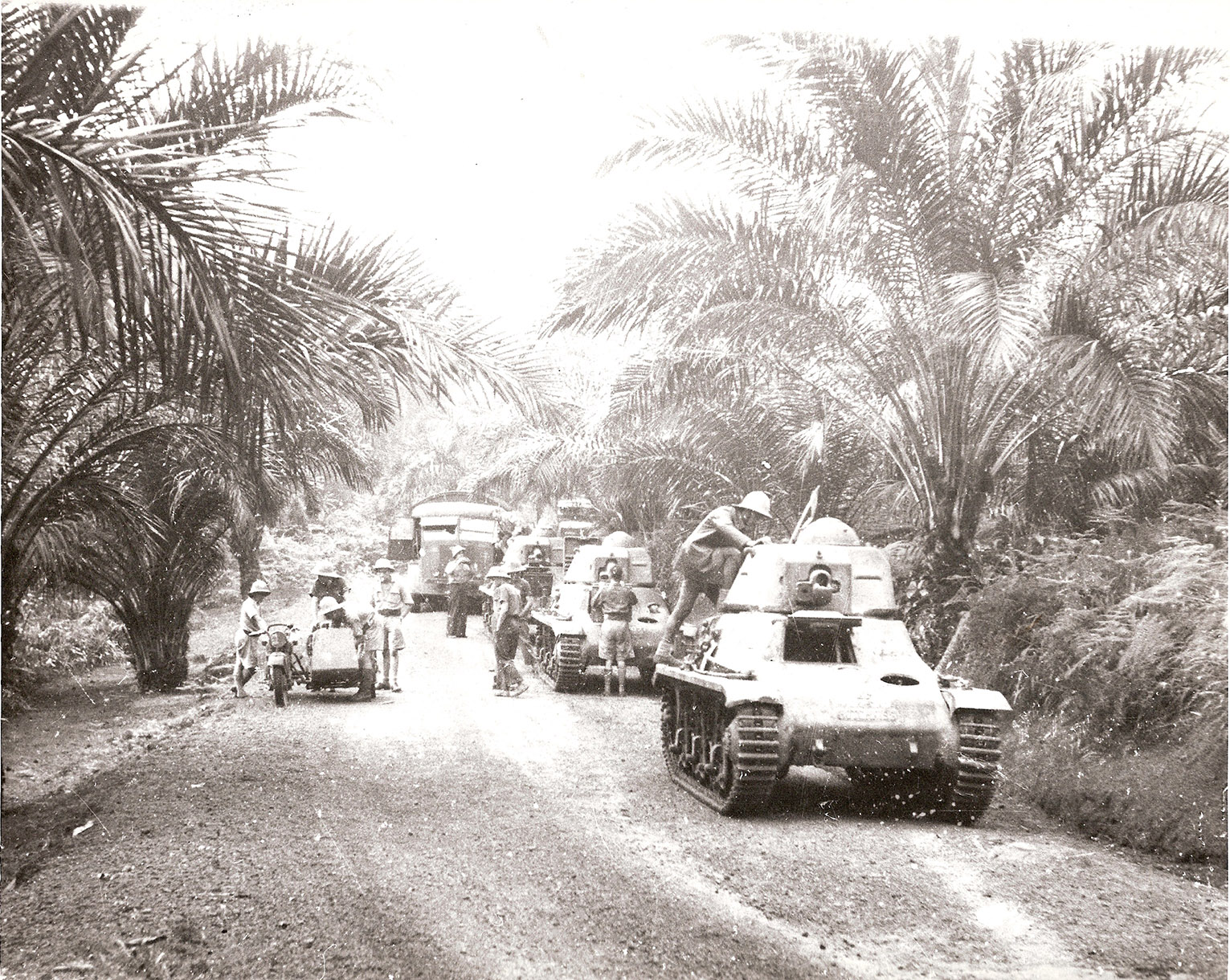 La conquèete du Gabon par les FFL.