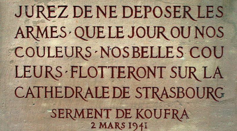 Serment de Koufra.