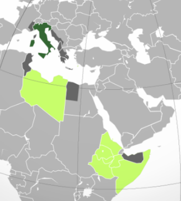 Empire colonial italien.